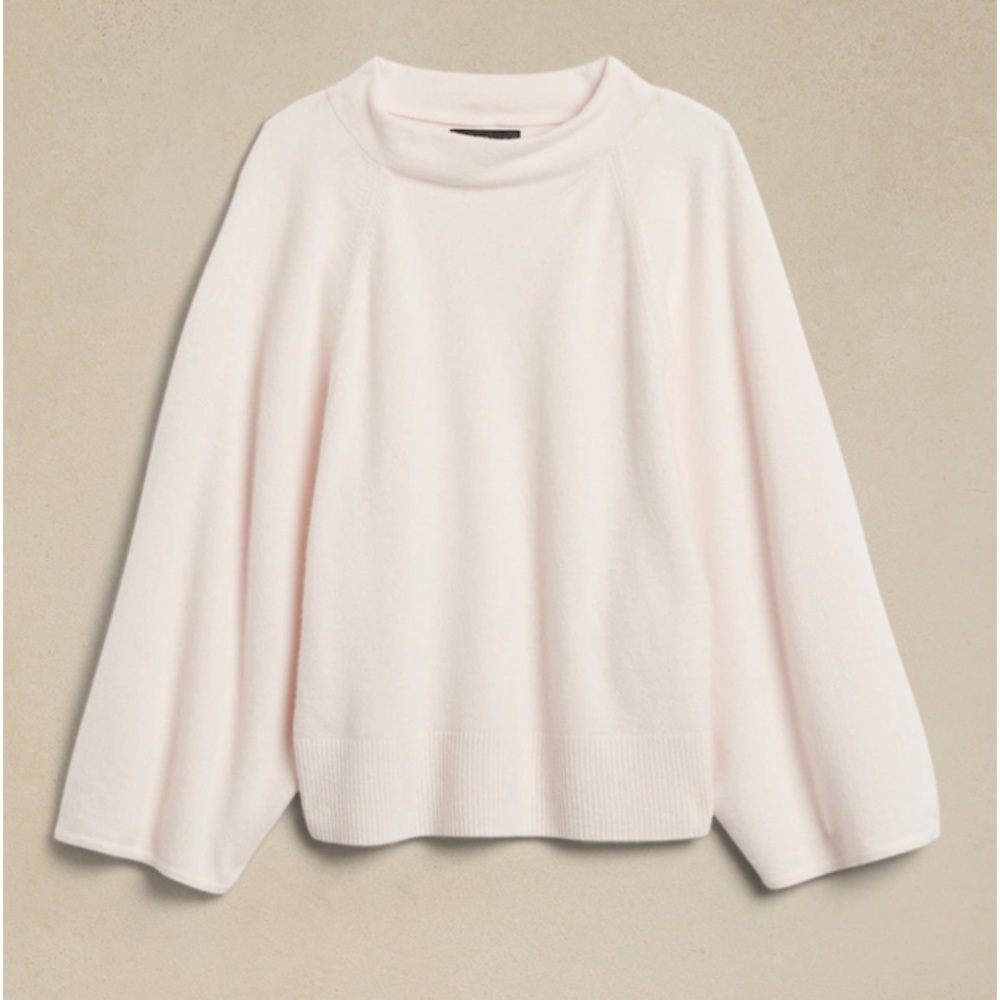 NWT BANANA REPUBLIC CALVINA CASHMERE TOP - Picture 9 of 9